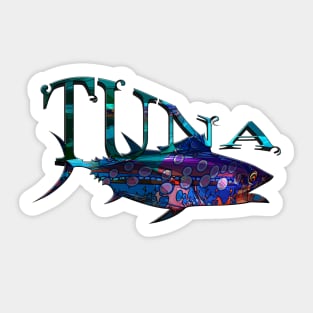 Color of Tuna Sticker